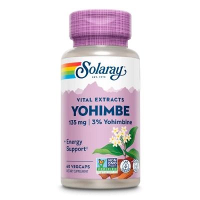 Solaray Yohimbe 135mg 60 veg caps