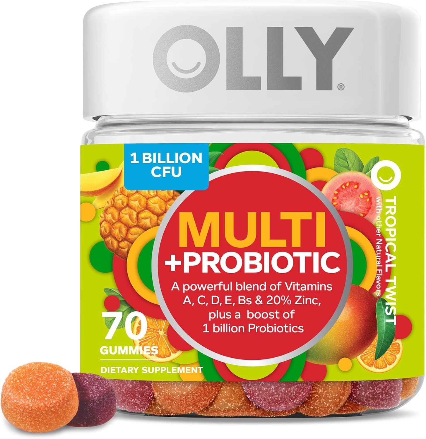 Olly Multi + Probiotic 70 gummies