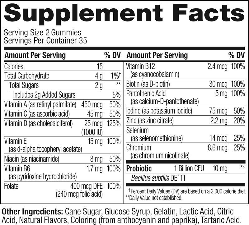 Olly Multi + Probiotic 70 gummies