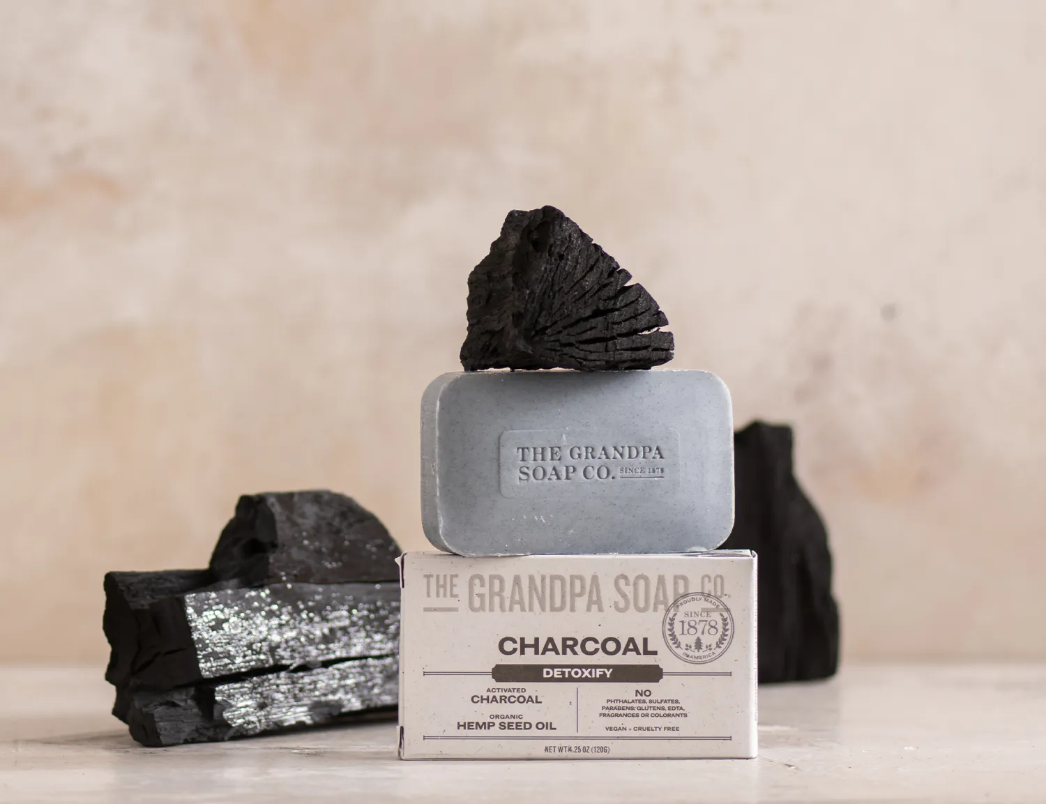 The Grandpa Soap Co. Charcoal Detoxify Bar Soap