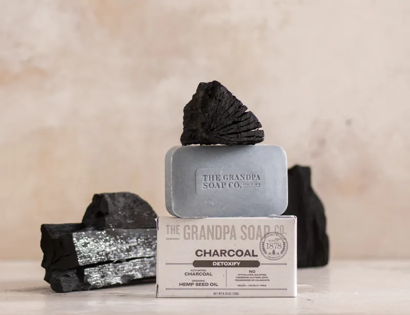 The Grandpa Soap Co. Charcoal Detoxify Bar Soap