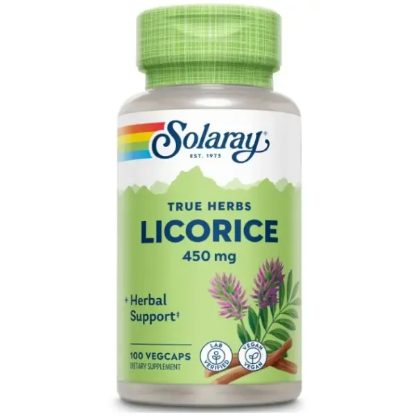 Solaray Licorice 450mg 100 vc