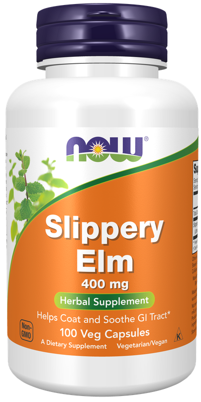 NOW Slippery Elm 400mg 100 vc