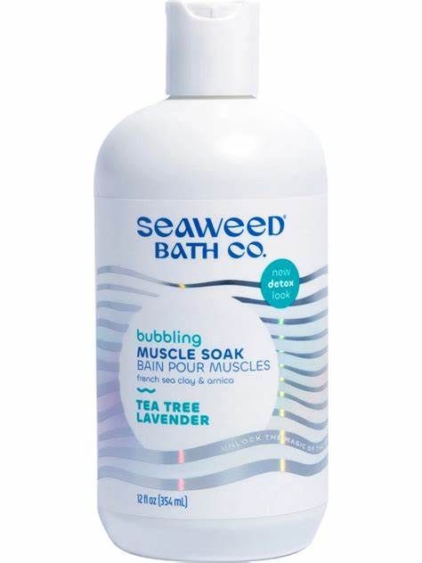 Seaweed Bath Co. Tea Tree Lavender Bubbling Muscle Soak 12 fl oz