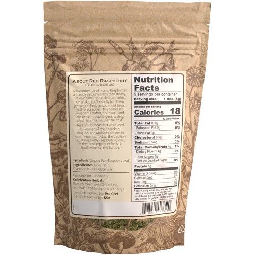 Celebration Herbals Absolutely Organic Red Raspberry Leaf 44g