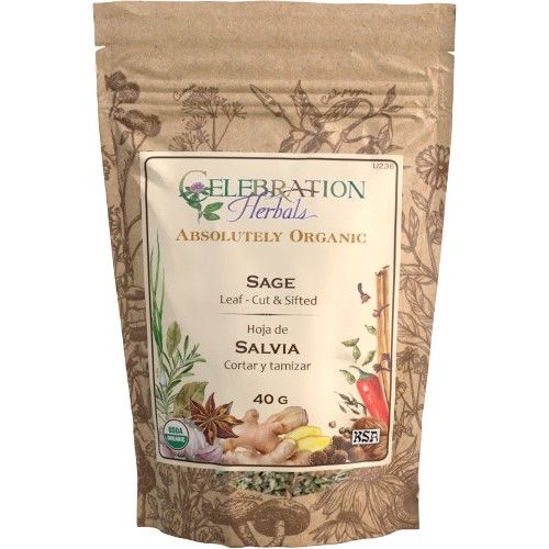 Celebration Herbals Absolutely Organic Sage Leaf 40g