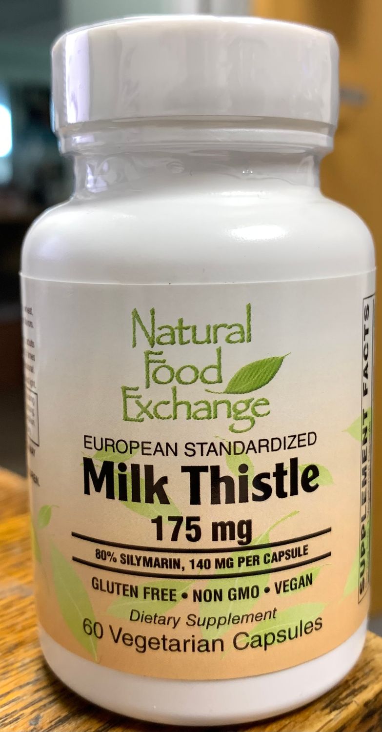 NATURAL FOOD EXCHANGE Milk Thistle 175 mg. 60  Caps.