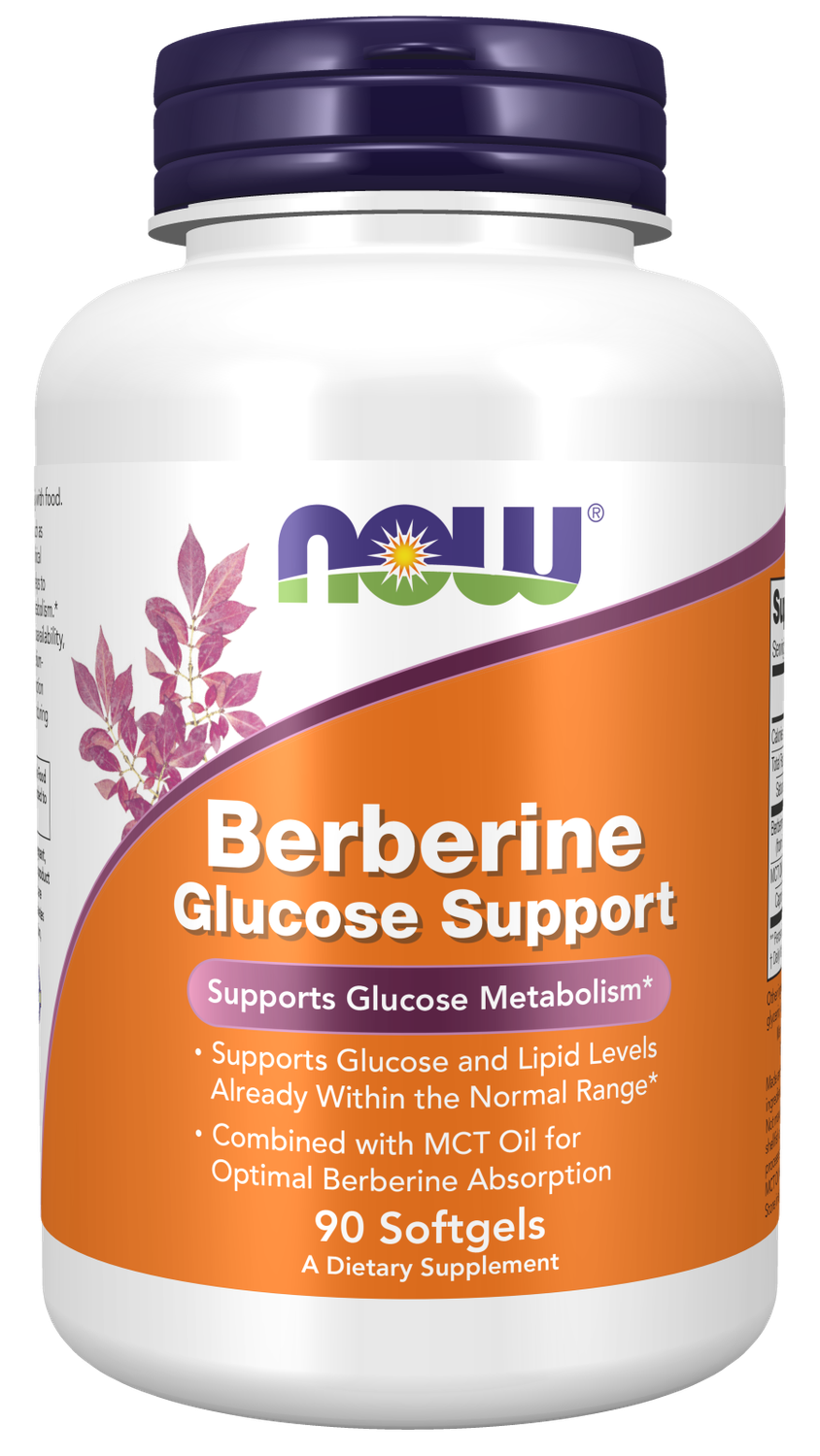 NOW Berberine Glucose Support 90 sg