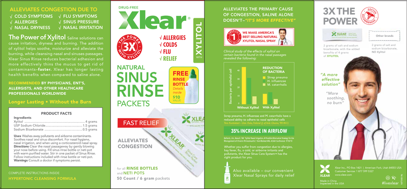Xlear Sinus Rinse Packets 50ct