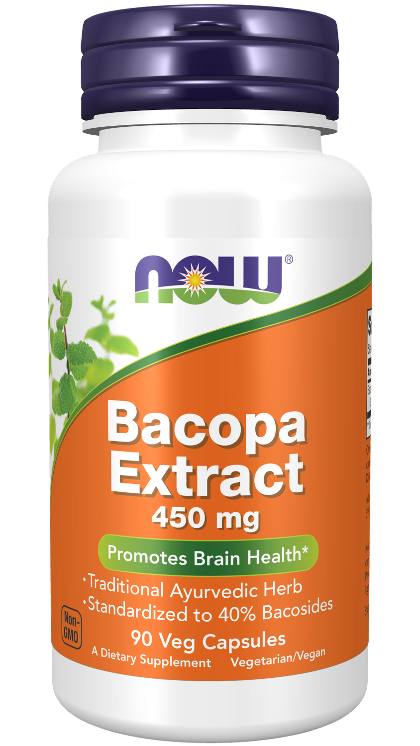 NOW Bacopa Extract 450mg 90 veg caps