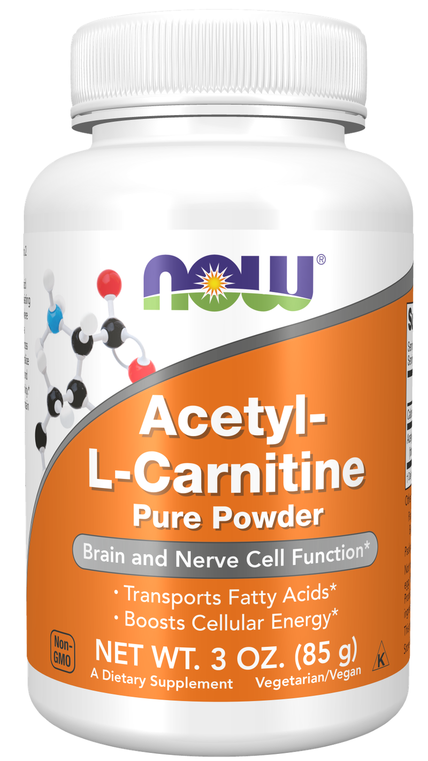 NOW Acetyl- L- Carnitine Pure Powder 3oz
