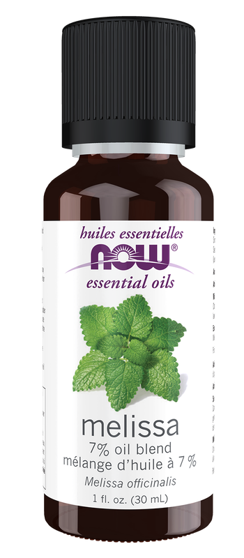 NOW Essential Oils Melissa 7% Oil Blend 1 fl oz