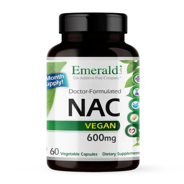 Emerald Labs Vegan NAC 600mg 60 vc