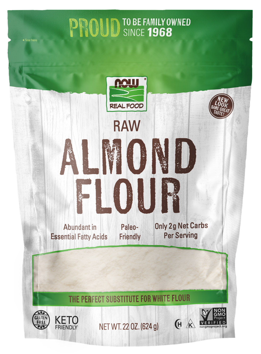 NOW Real Food Raw Almond Flour 22oz