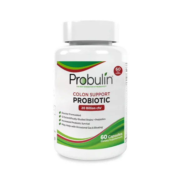 Probulin Colon Support Probiotic 20 billion 60 caps