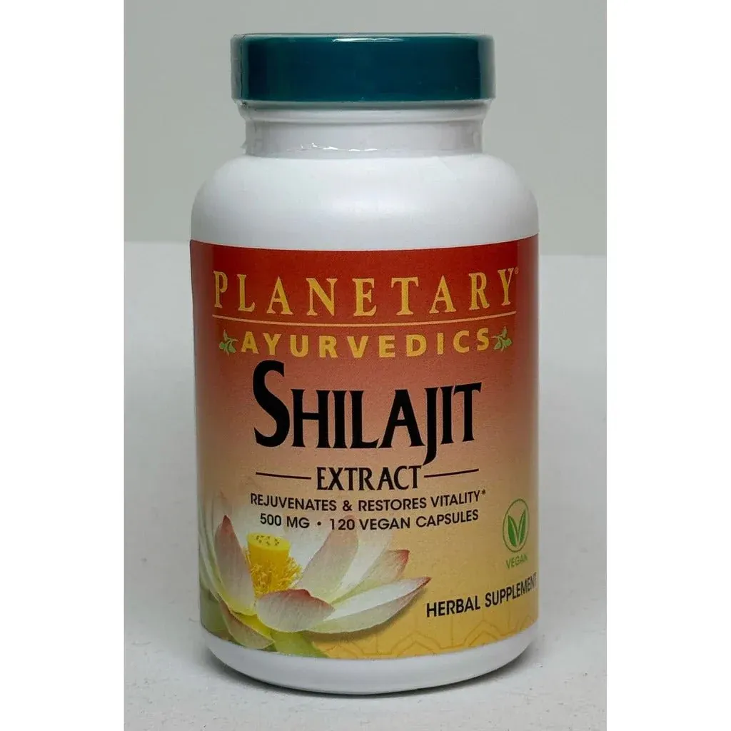 Planetary Ayurvedics Shilajit Extract 500mg 120vc