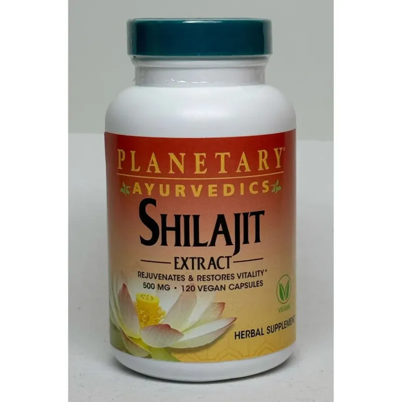 Planetary Ayurvedics Shilajit Extract 500mg 120vc