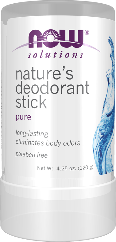 NOW Solutions Nature&#39;s Pure Deodorant Stick 4.25oz
