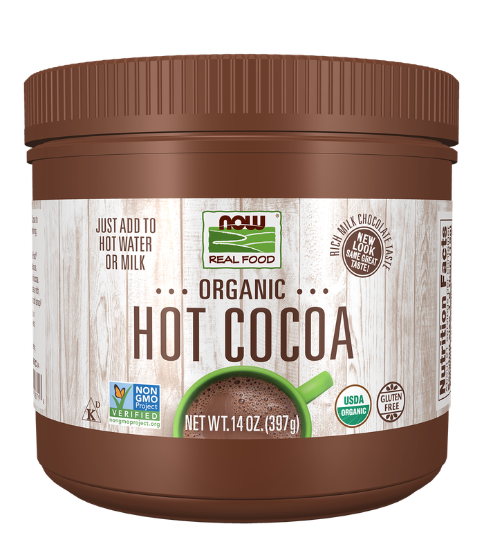 NOW Real Food Organic Hot Cocoa 14oz