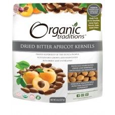 Organic Traditions Dried Bitter Apricot Kernels 8oz