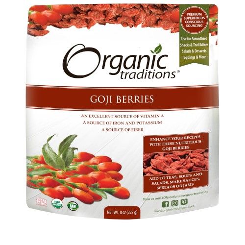 Organic Traditions Goji Berries 8oz