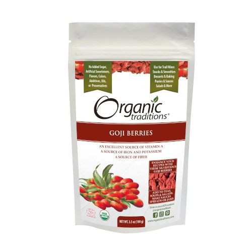 Organic Traditions Goji Berries - 3.5oz