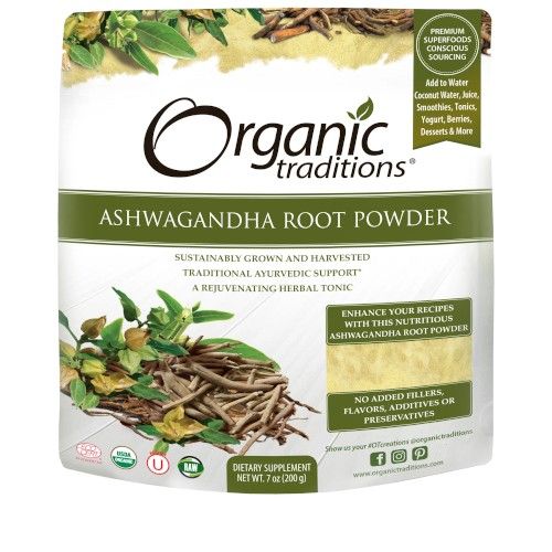 Organic Traditions Ashwagandha Root Powder 7oz