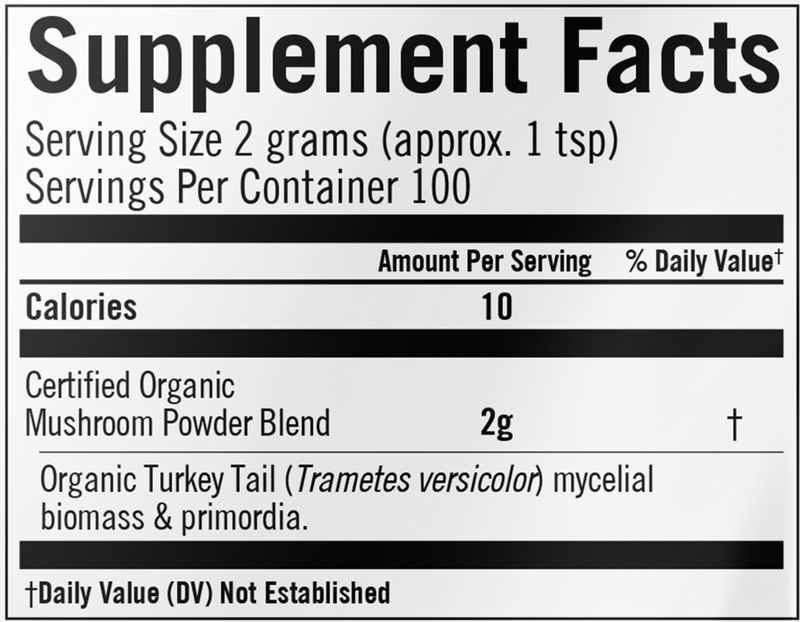 OM Mushroom Superfood Turkey Tail Mushroom Powder 2000mg 7.05oz