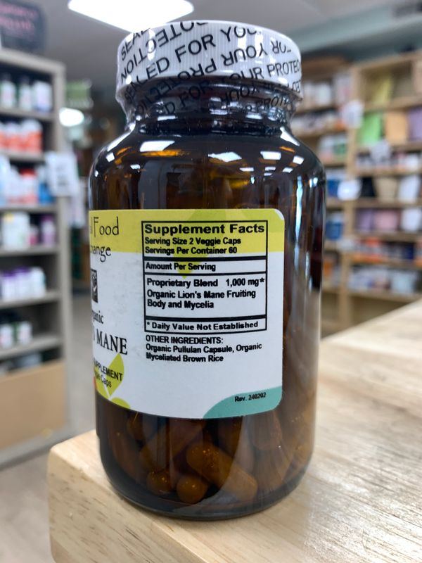 NFE Organic Lion's Mane - 120 veggie capsules