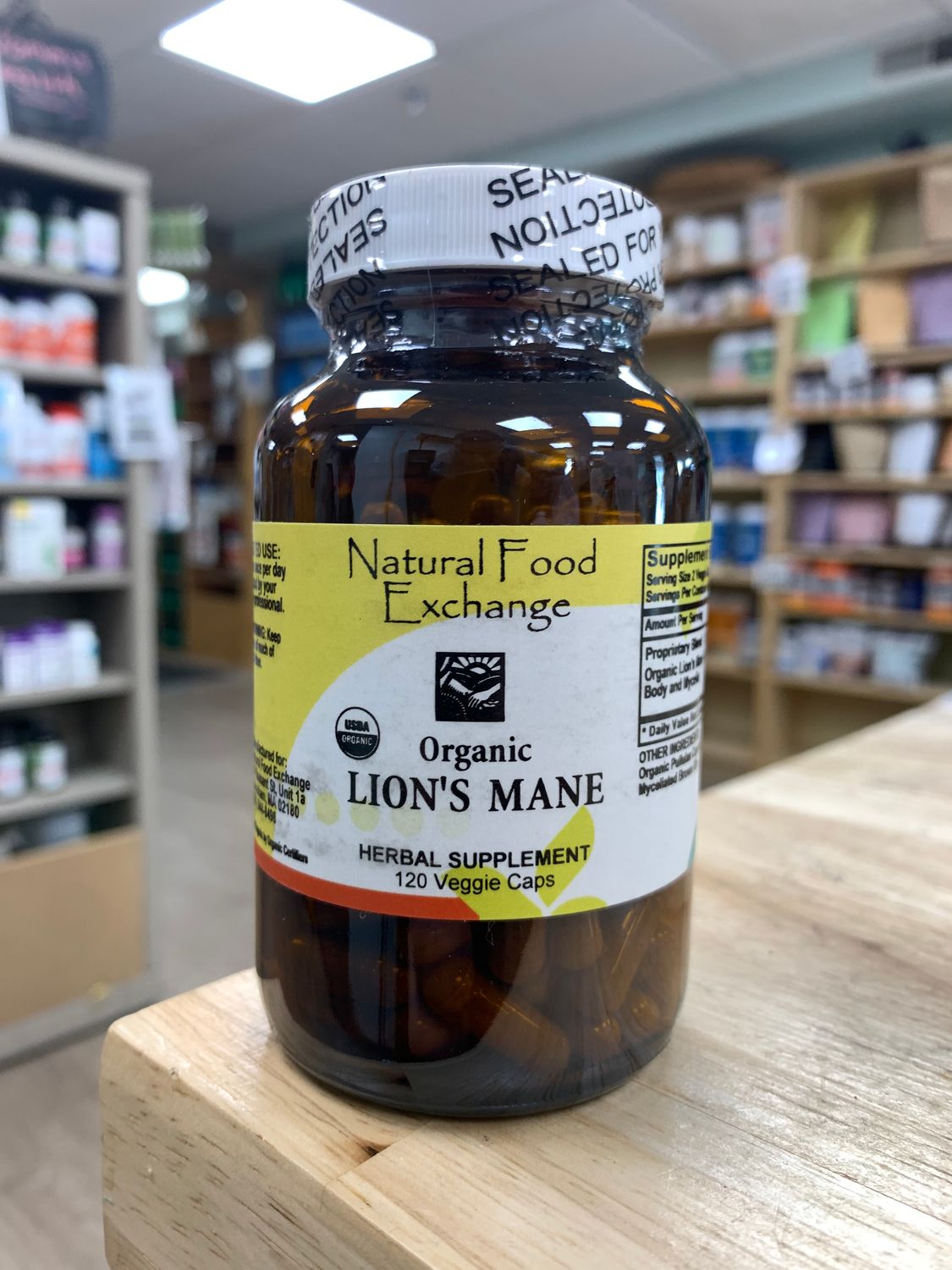 NFE Organic Lion&#39;s Mane - 120 veggie capsules
