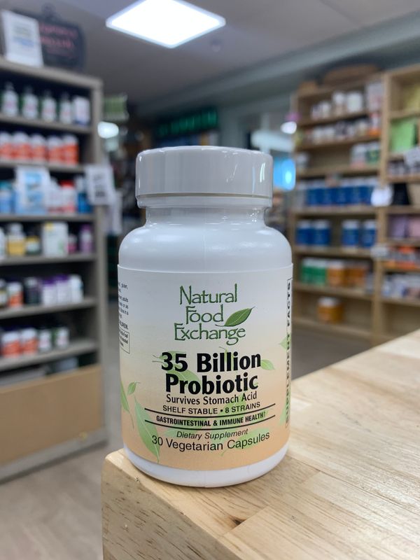 Natural Food Exchange 35 Billion Probiotic 30 Veg. Caps.