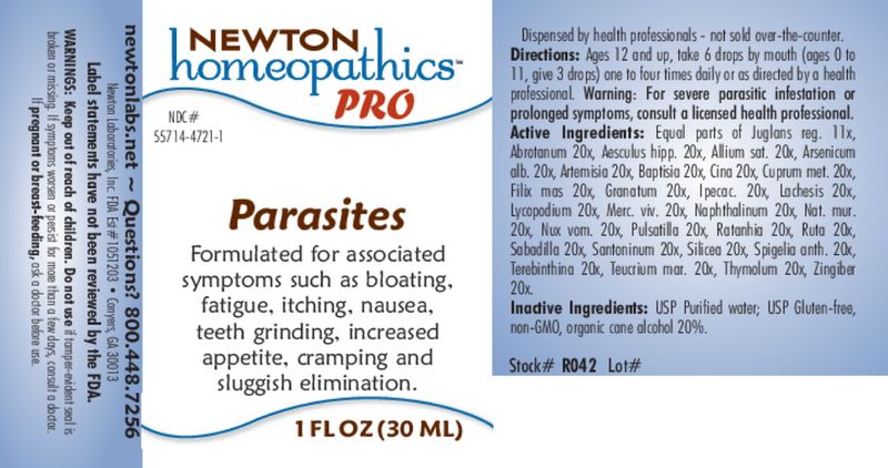 Newton Homeopathics PRO Parasites 1 fl oz