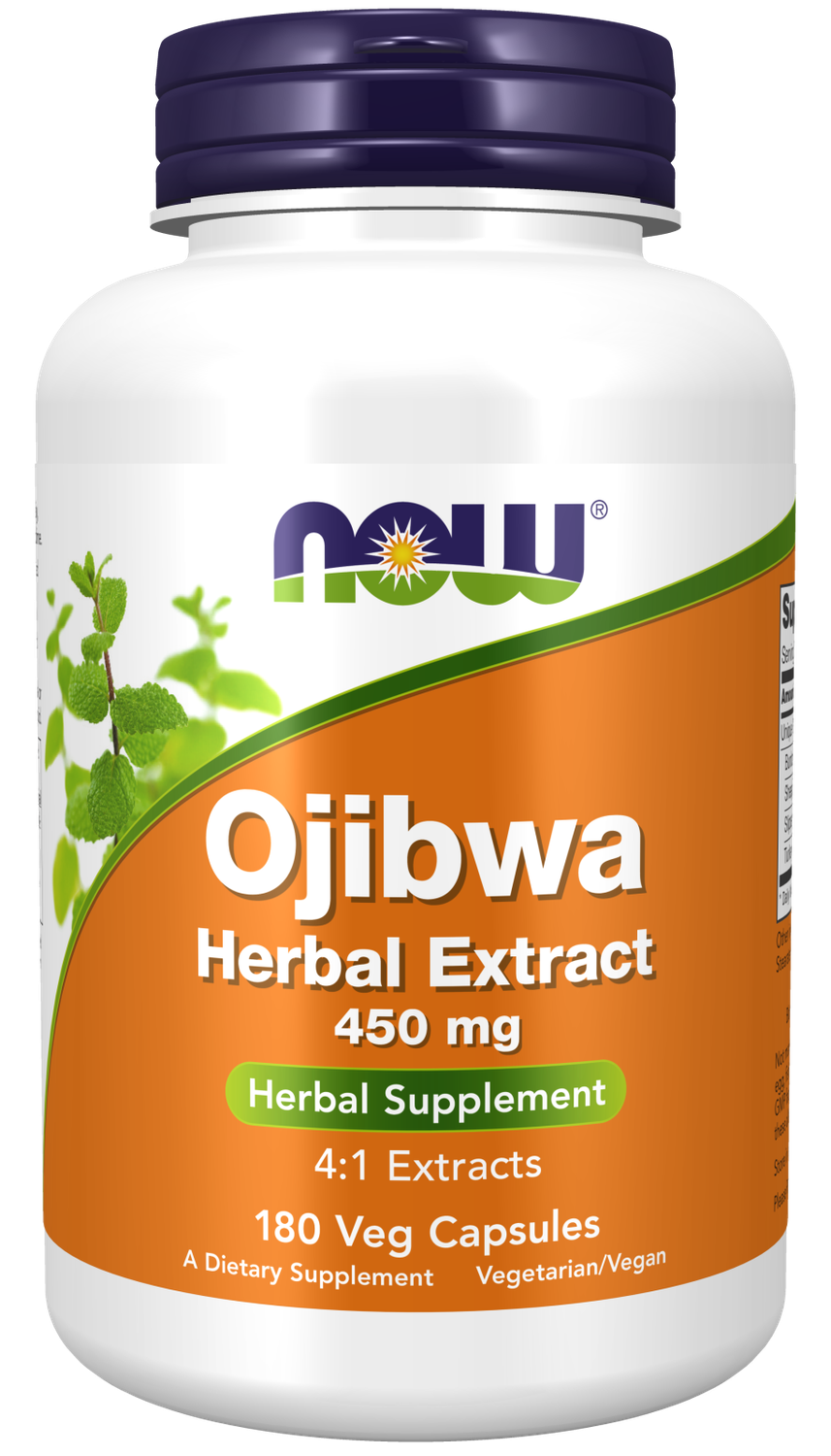 NOW Ojibwa Herbal Extract 450 Mg 180 Veg. Cap.