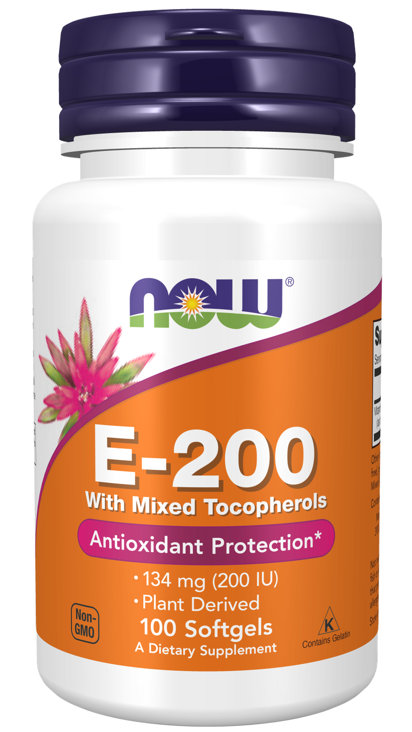 NOW E-200 Mixed Tocop 100 softgels