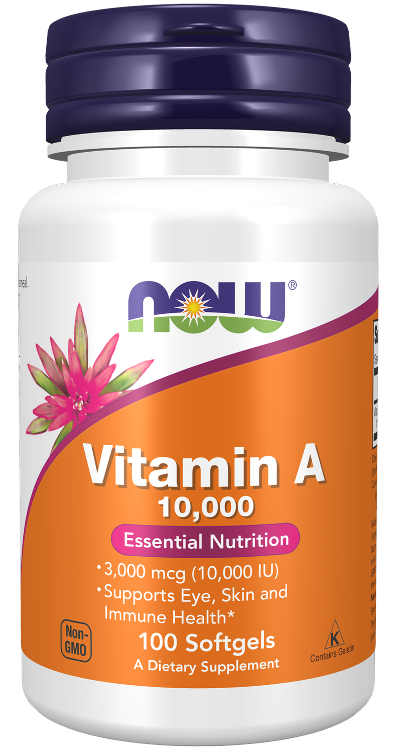 N.O.W. Vitamin A 10,000 I.U. 100 s.g.
