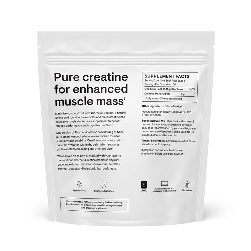 Thorne Creatine 30 stick packs