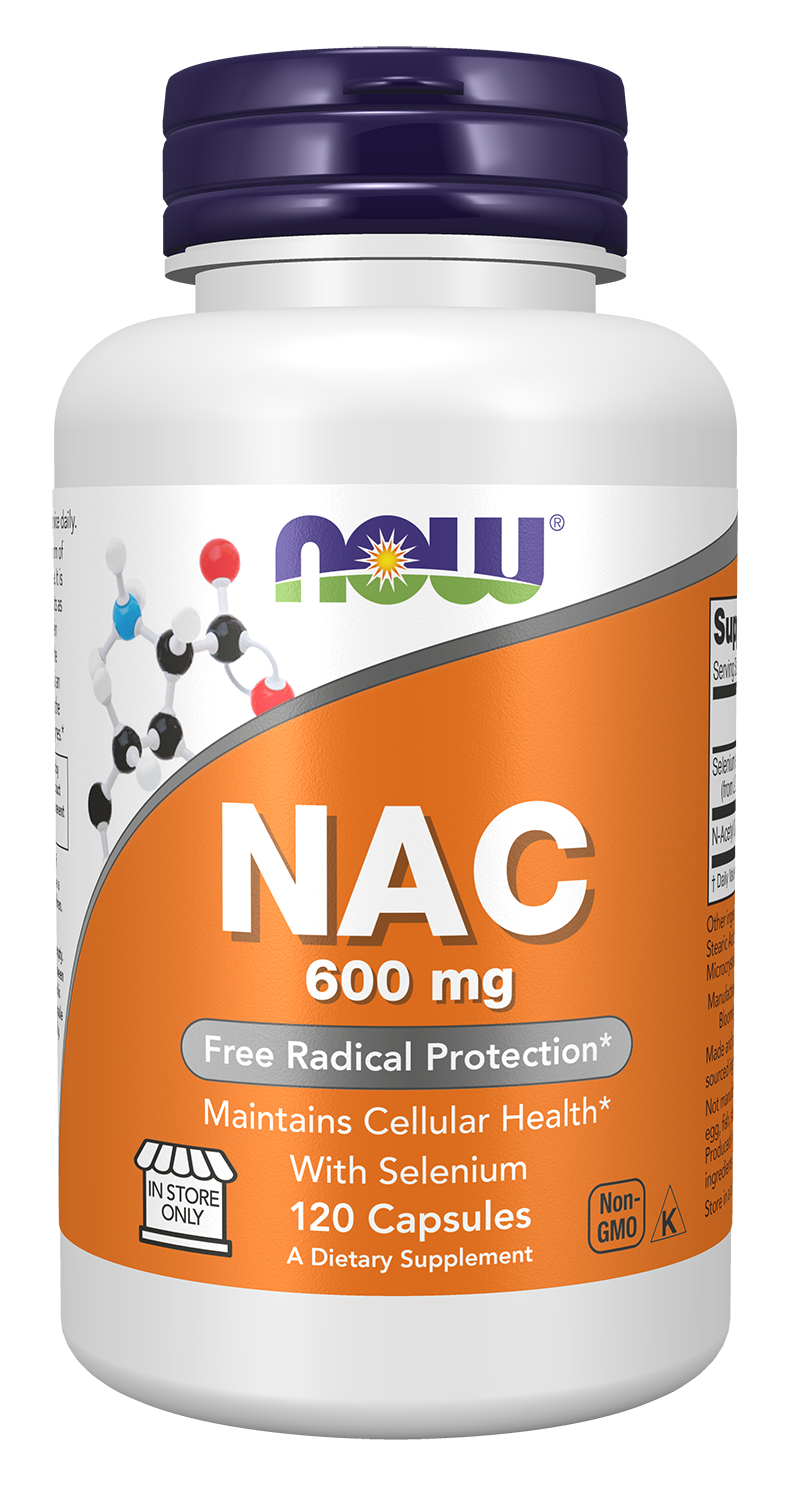 NOW NAC 600mg 120vc
