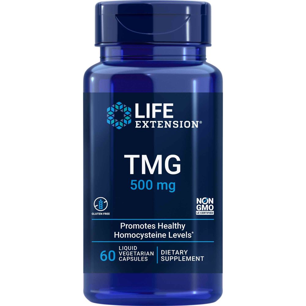 Life Extension TMG 500mg 60 liquid veg caps