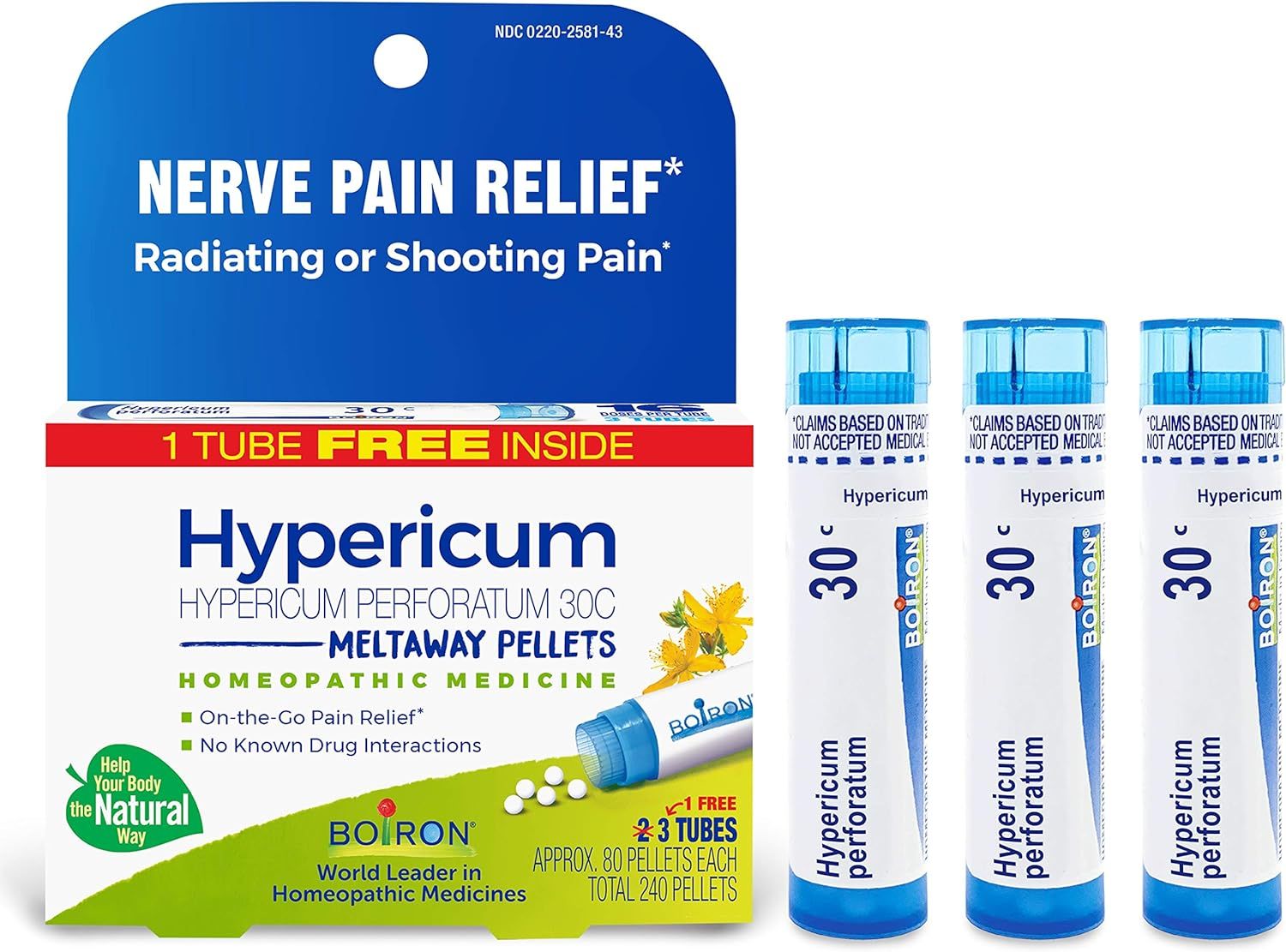 Boiron Hypericum 30c 3 pack