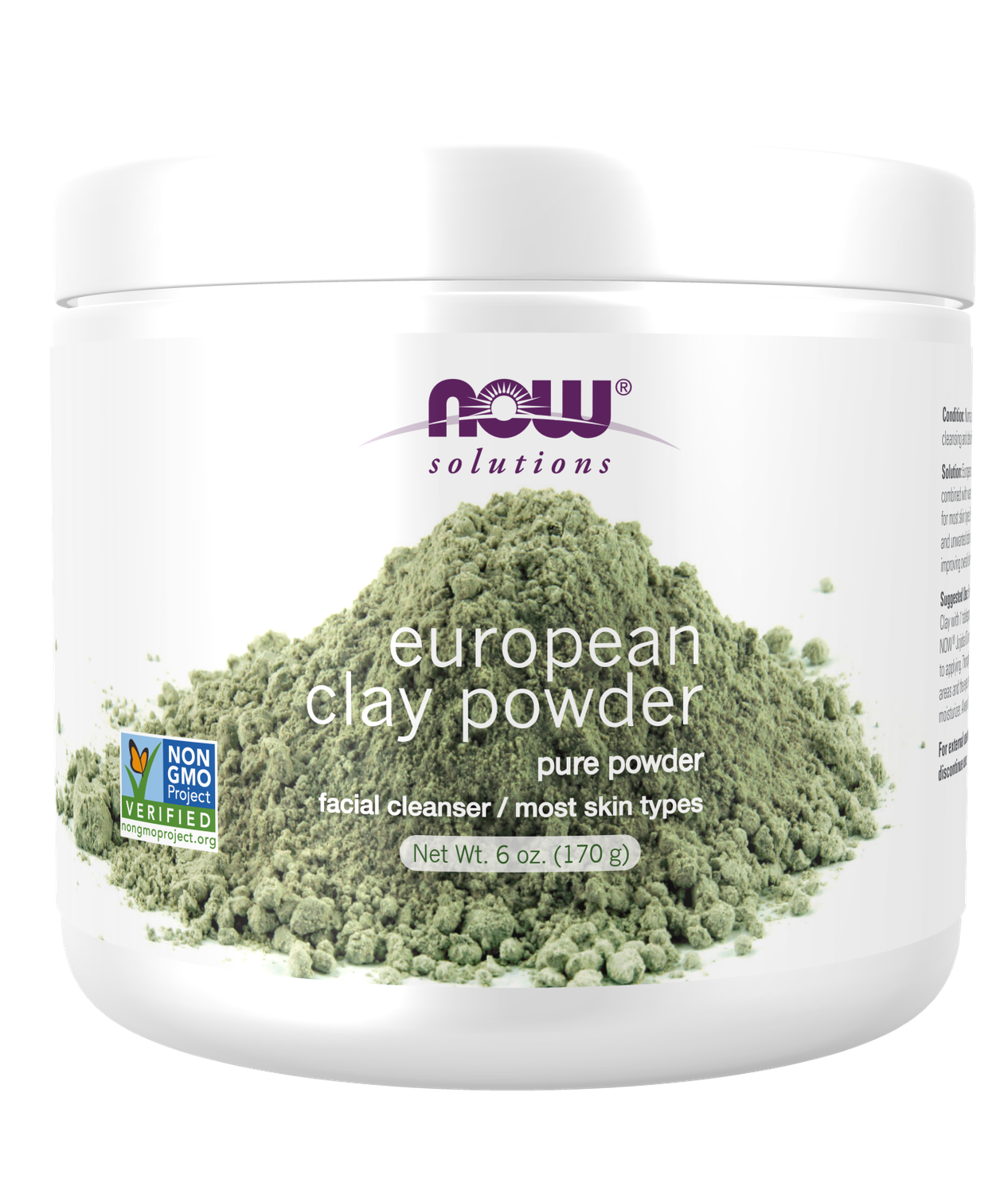 NOW European Clay Powder 6oz