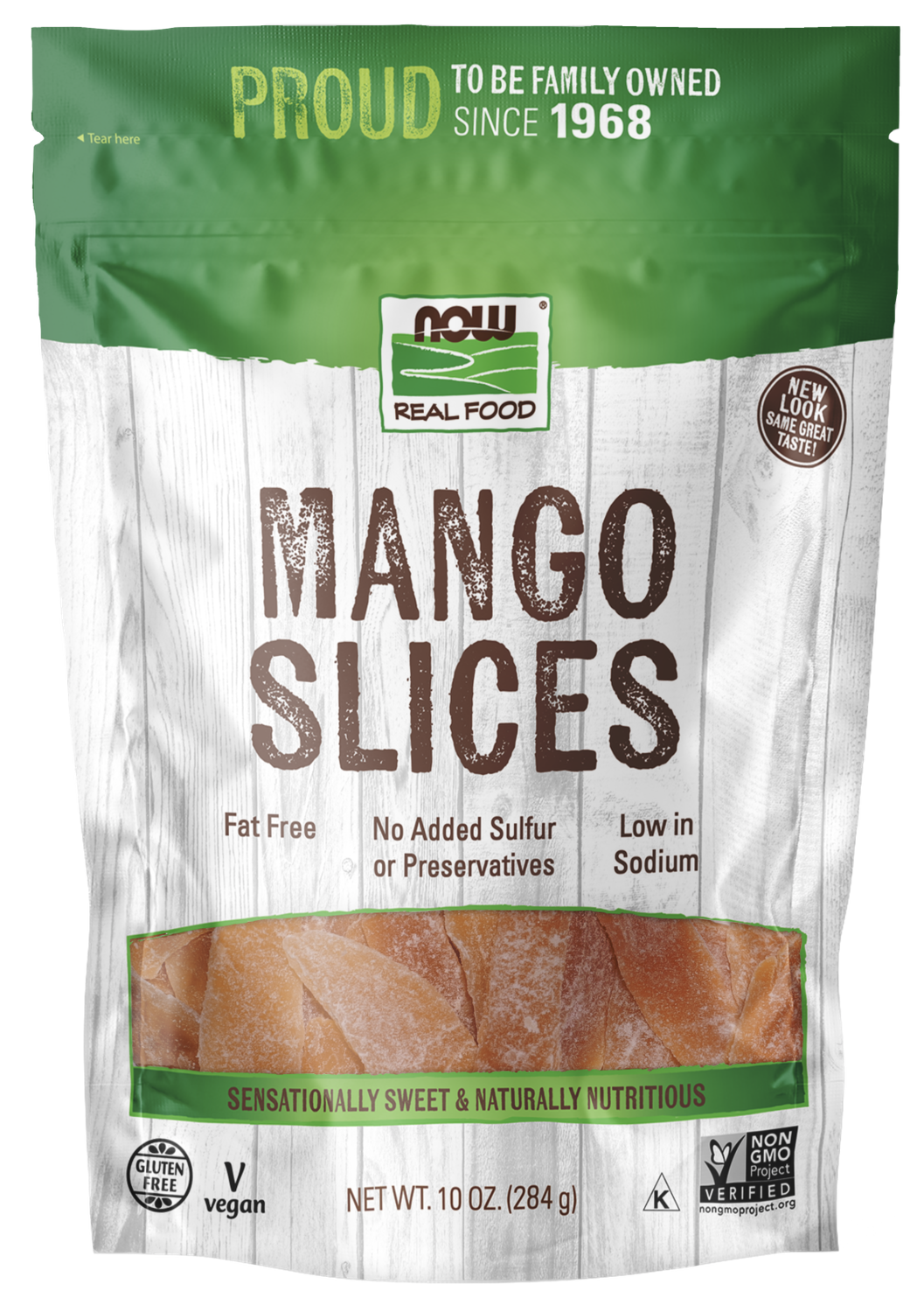 NOW Real Food Mango Slices 10oz
