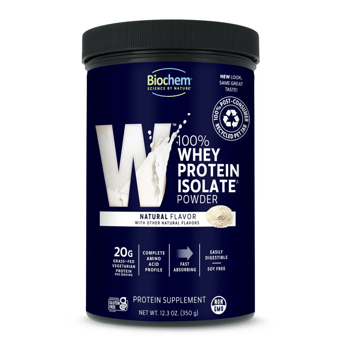 BioChem 100% Whey Isolate Protein Natural 12oz