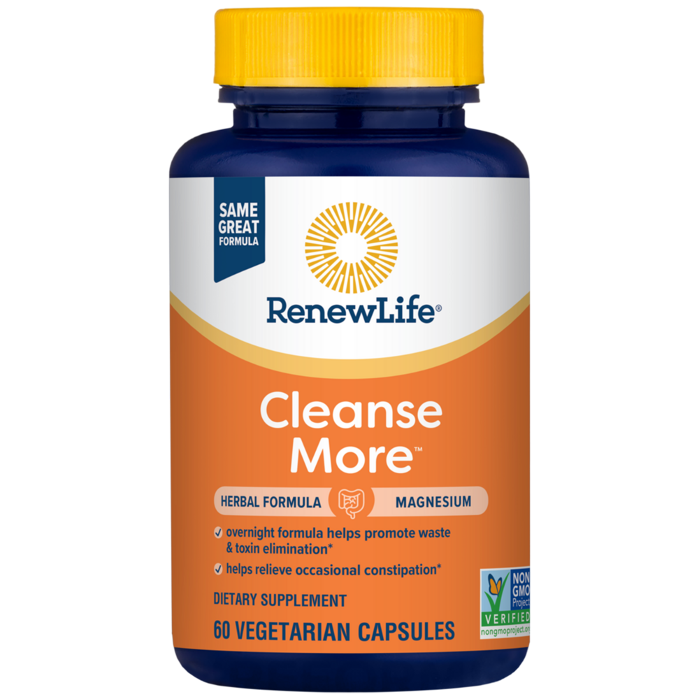 RENEW LIFE Cleanse More 60 Veg. Caps.