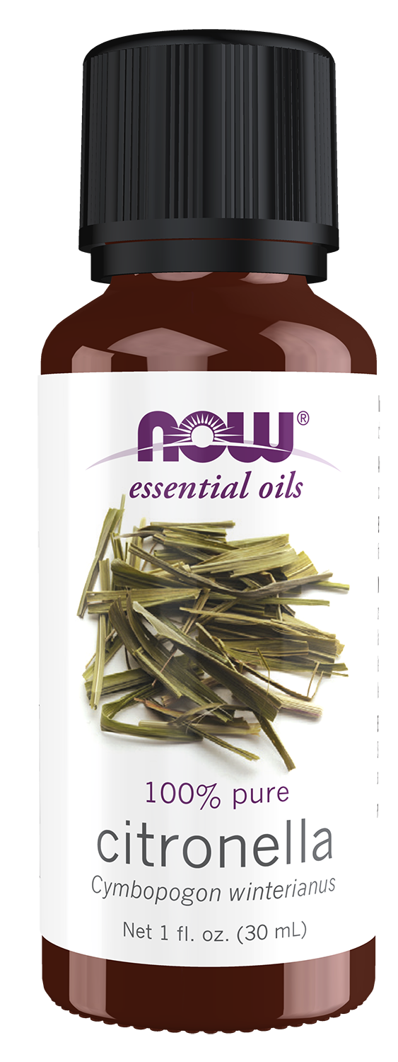NOW Citronella Essent. Oil. 1 Fl. Oz.
