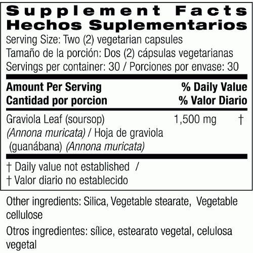 Bio Nutrition Graviola / Soursop 60vc