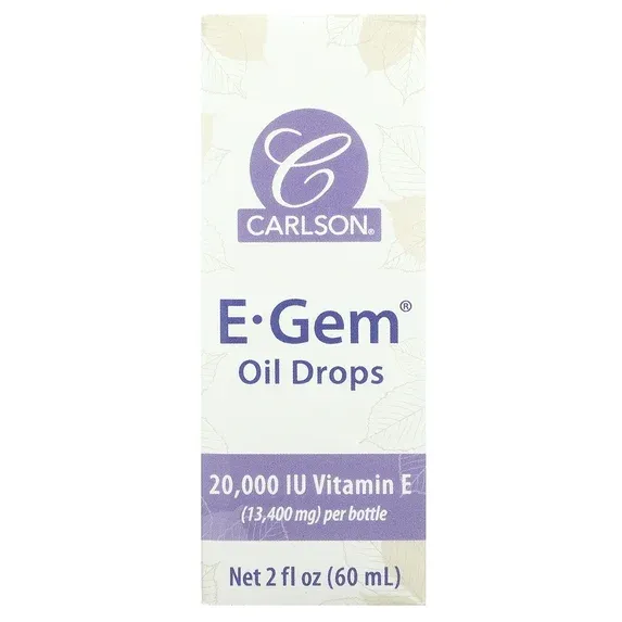 Carlson E Gem Oil Drops 20,000 IU Vitamin E 2 fl oz