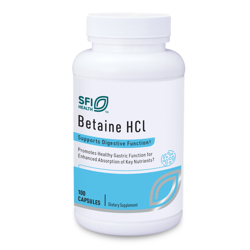 SFI Health Betaine HCI 100 caps