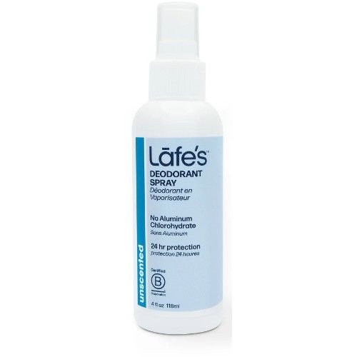 Lafe&#39;s Unscented Deodorant Spray Aloe 4 oz