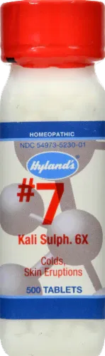 Hylands #7 Kali Sulph 6x 500 tablets