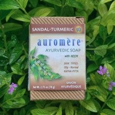 Auromere Bar Soap Sandal-Turmeric 2.75oz